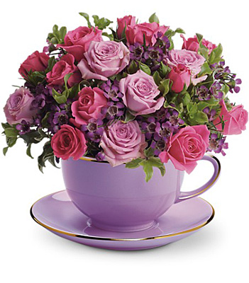 Teleflora's Cup of Roses Bouquet